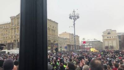 Более 1200 участников незаконных акций арестованы с конца января в Москве