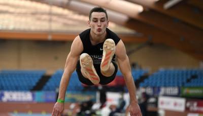 Украинец Мазур выиграл серебро в прыжках в длину в помещении на турнире в Мадриде