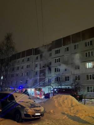 Серьезный пожар на Ярославской, 34 попал в объектив вологжан