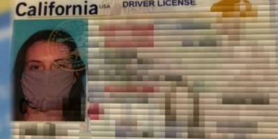 В США женщина получила водительское удостоверение с ее фотографией в маске для лица