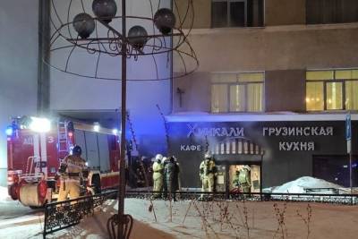 Ночью в Екатеринбурге горела хинкальная