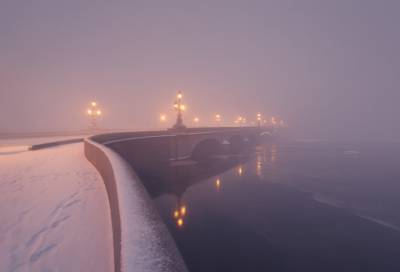 В Петербурге тепло и туманно 25 февраля