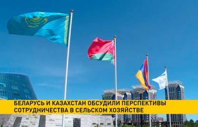 Беларусь и Казахстан обсудили перспективы сотрудничества в сельском хозяйстве