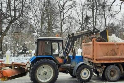 За сутки с рязанских улиц вывезли более 4,5 тысяч кубометров снега