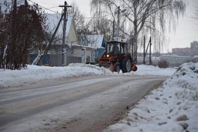 Частный сектор и пригородную зону Ульяновска очищают от снега