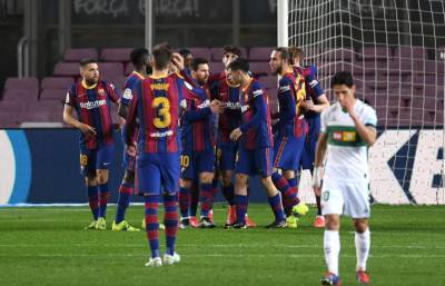 Барселона - Эльче 3:0 видео голов и обзор матча чемпионата Испании