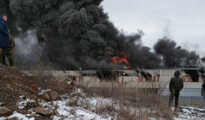 В Ростовской области загорелся завод полимеров