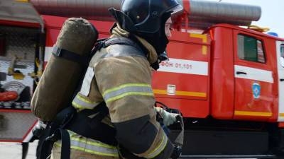 В Ростовской области произошёл пожар на территории предприятия