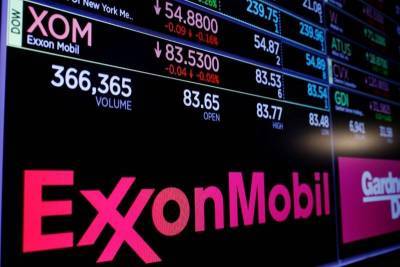 Общие запасы Exxon Mobil упали на треть, но акции растут