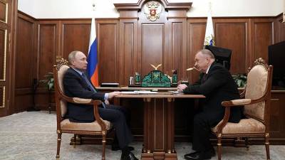 Путин встретился с главой Торгово-промышленной палаты Катыриным