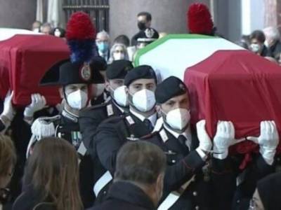 Итальянского посла, убитого боевиками в ДР Конго, похоронили в Риме (видео)