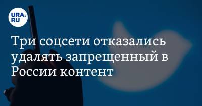 Три соцсети отказались удалять запрещенный в России контент. Что с ними будет?