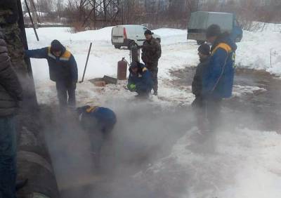 Из-за аварии в Недостоеве приостановили подачу тепла в детсадах и поликлинике