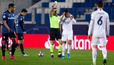 Реал Мадрид - Реал намерен обжаловать желтую карточку Каземиро. Бразилец пропустит ответный матч против Аталанты - sportarena.com - Мадрид