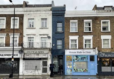 В Лондоне продается самый узкий дом