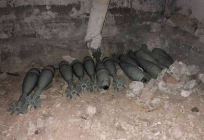 На Донетчине обнаружили схрон артиллерийских мин