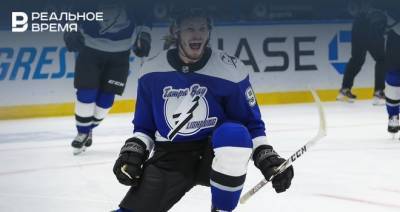 Защитник «Тампа-Бэй» Сергачев забил первую шайбу в сезоне НХЛ