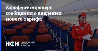 Михаил Демин - Аэрофлот опроверг сообщения о введении нового тарифа - nsn.fm - Тарифы