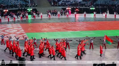 Белорусские спортсмены гордятся гербом, гимном и флагом своей страны - Барбашинский
