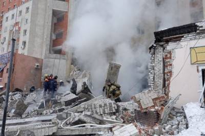 Опубликовано видео с места взрыва в жилом доме в Нижнем Новгороде