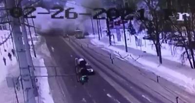 Взрыв в кафе в Нижнем Новгороде попал на видео