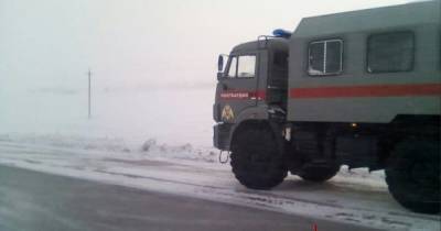 В Челябинской области в спецмашинах Росгвардии организовали пункт обогрева для застрявших на дороге