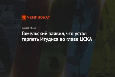 Гомельский заявил, что устал терпеть Итудиса во главе ЦСКА