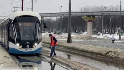 В Москве из-за стремительной оттепели объявлен повышенный уровень погодной опасности