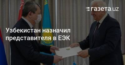Узбекистан назначил представителя в ЕЭК