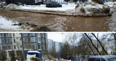 Дальше только вброд: Москвичи жалуются на реки возле домов