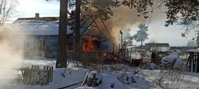 Опубликованы кадры с места пожара в Карелии, в котором погибли бабушка и внучка (ФОТО)