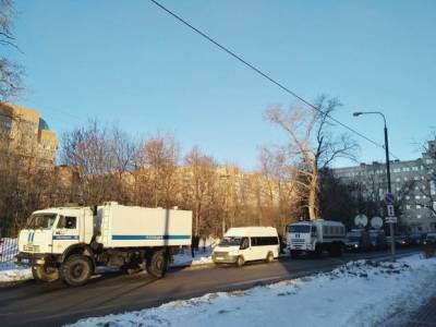 В центр Новосибирска в годовщину убийства Немцова стянули полицию и автозаки