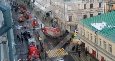 Пожар в двухъярусной квартире в центре Москвы ликвидирован