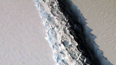 Британская антарктическая служба сообщила об образовании айсберга размером с Петербург