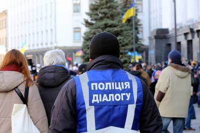 В МВД поблагодарили украинцев, что протесты в поддержку Стерненко были мирными