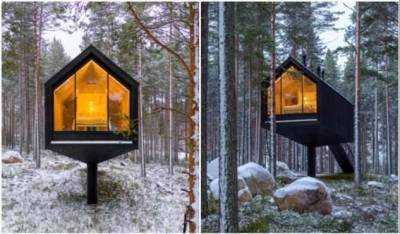 На финском высокогорье создается эко-курорт с номерами на «курьих» ножках