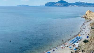 Крымские пляжи привели в восторг украинских пользователей Сети