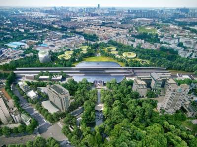 Станция будущего: в Китае построят чрезвычайный лесной вокзал - 24tv.ua