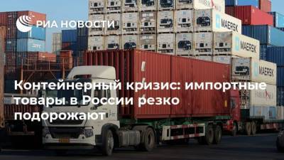 Контейнерный кризис: импортные товары в России резко подорожают