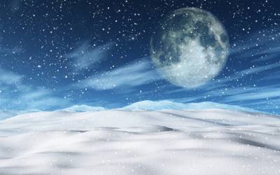 На выходных можно увидеть Снежную Луну