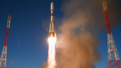 Ракета-носитель "Союз-2.1б" со спутником "Арктика-М" стартовала с Байконура