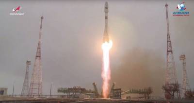 Ракета "Союз-2.1б" с первым спутником "Арктика-М" стартовала с космодрома Байконур