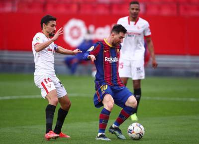 Севилья — Барселона 0:2 видео голов и обзор матча Ла Лиги
