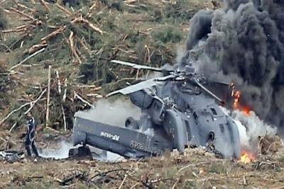 В Сирии упал военный вертолет РФ, пилот погиб