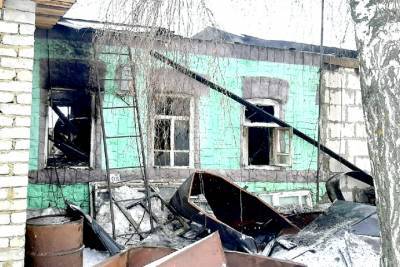 В Пронском районе многодетная семья осталась без крова после пожара