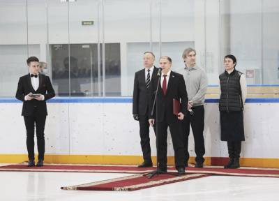 Михаил Романов принял участие в открытии Академии хоккейного мастерства имени Валерия Харламова