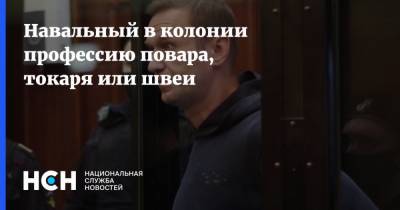 Навальный в колонии профессию повара, токаря или швеи