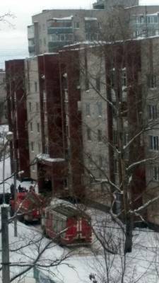 На ул. Беляева в Вологде пару часов назад случился пожар