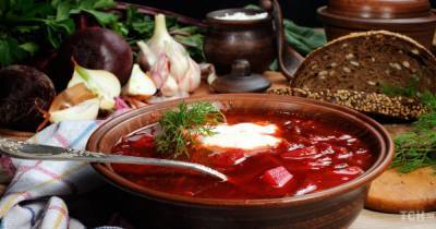 Украинский борщ попал в топ-20 лучших супов мира