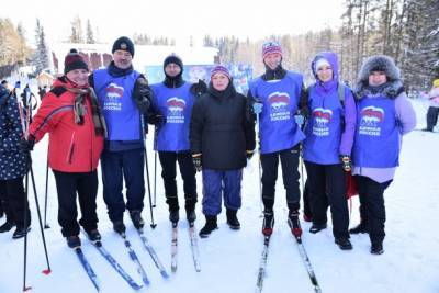 «Единая Россия» вышла на сыктывкарскую лыжню